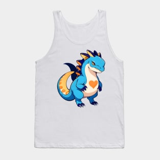 Fun Cartoon Dino 02 Tank Top